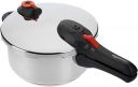 AmazonBasics Stainless Steel Outer Lid Pressure Cooker, 4 L (does not give pressure alert by whistle)...