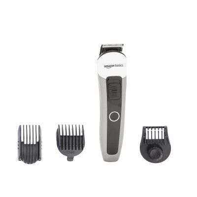 Amazon Basics Ultra Rechargeable Beard Trimmer - 100 Minutes Run Time (Black)