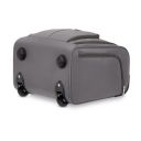 AmazonBasics Underseat Carry-On Rolling Travel Luggage Bag, Grey...