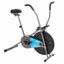 Amazon Basics Upright Air Bike Exercise Cycle with Moving Handles and Adjustable Seat, Max Weight 100 Kg...