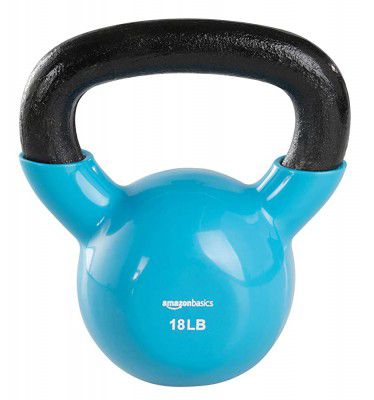 AmazonBasics Vinyl Kettlebell