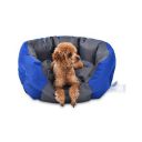 AmazonBasics Water-Resistant Pet Bed for Small Dogs, Oval, Royal Blue, 68 cm...