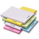 AmazonBasics Wide Ruled 5X 8 - Inch 50-Sheet Lined Writing Note Pad, White | Yellow | Green | Blue | Pink - Pack of 12...