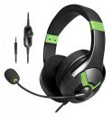 AmazonBasics Wired Over-Ear Gaming Headset with mic - Green...