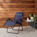 AmazonBasics Zero Gravity Portable Textilene Fabric and Steel Reclining Lounge Chair, Blue...