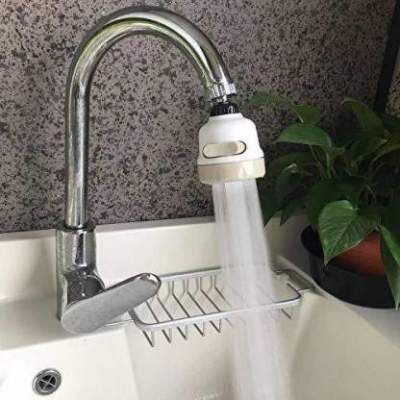 AMBEVILLA 360 Degree Movable Faucet Aerator 360 Degree Movable Faucet Aerator, Water-Saving Sprinkler and Device Head, Three-Gear Adjustable Head Nozzle Nozzle Cock Faucet (Spout Installation Type) No