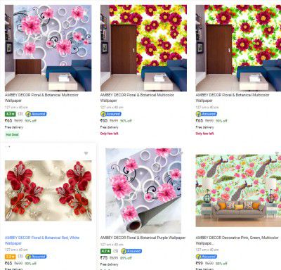 Ambey Decor Wallpapers Starts Rs 65