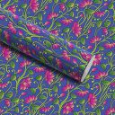 Ambiyaa Lotus Raas Gift Wrapping Paper Sheets (20x30 inch/49x73 cm) Pack of 12...