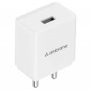 Ambrane 10.5W USB Mobile Charger Adapter (Raap S1, White)...