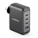 Ambrane 100W Charger Adapter, 4 Ports - 3 Type C & 1 USB  (Charge 100, Black)...