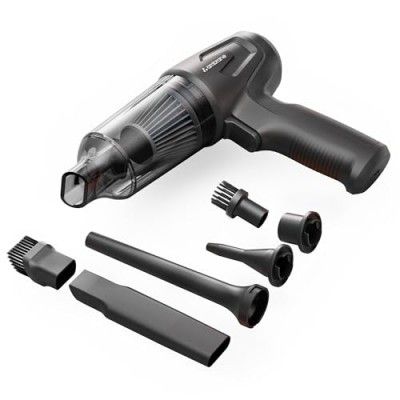 Ambrane 12kPA Powerful Suction 80W Wireless Hand Vacuum (Mini Vac 02, Black)