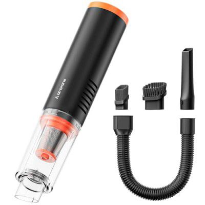 Ambrane 14kPA Powerful Suction 100W Wireless Hand Vacuum Cleaner, BLDC Motor HEPA Filter, Compact & Lightweight (MiniVac 03, Black)