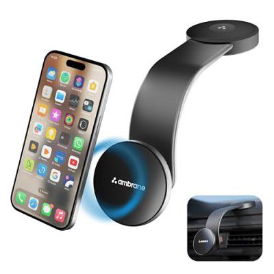 Ambrane 15W Qi-2 Car Dashboard Magnetic Wireless Car Charger 