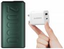 Ambrane 20000mAh Powerbank, 22.5W Fast Charging, Triple Output (2 USB & 1 Type C) with 30w Gan Charger...