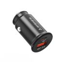 Ambrane 22W Fast Car Charger | Dual Port PD + QC | Type C & USB Car (ACC-21 Black)...