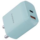 Ambrane 30W BoostedSpeed™ Dual Output Port Fast Charger (RAAP H33, Mint Green)...