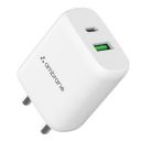 Ambrane 30W USB & Type C Fast Charger with QC & PD Technology, Fast Charging Compatible with iPhone, iPad, Samsung Galaxy (RAAP H30, White)...
