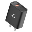 Ambrane 33W USB & Type-C Dual Port Fast Wall Charging Adapter (Raap M33, Black)...