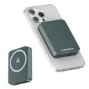 Ambrane 5000mAh Mini MagSafe Wireless Power Bank | 15W Fast Charging (Aerosync PB5, Green)...
