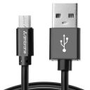 Ambrane 60W / 3A Fast Charging Output Cable with Micro to USB for Mobile, Neckband, True Wireless Earphone Charging, 480mbps Data Sync Speed...