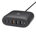 Ambrane 75W Charger Adapter with 5 Ports (RAAP HUB 75)...