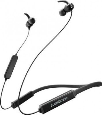 Ambrane BassBand Hyper Bluetooth  (Black, In the Ear)