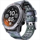 Ambrane Crest 1.39 inch round display with BT Calling Smartwatch (Camo Green Strap, Regular)...