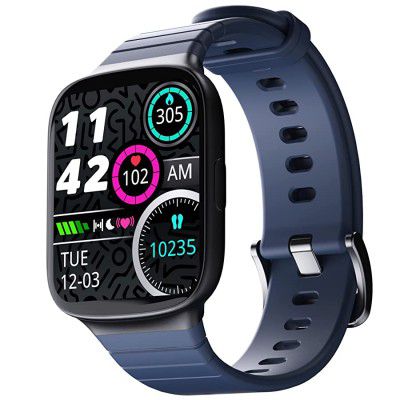 Ambrane Edge Smartwatch with 500 Nits Brightness 1.69 Full-Touch LucidDisplay
