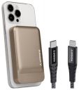 Ambrane MagSafe Wireless 10000mAh Fast Charging Power Bank, Premium Metallic Body, with Lightning Cable...