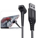 Ambrane Micro USB Standing Cable, 3A Fast Charging - 1.5m (ABSM-15 Black)...