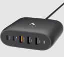 ambrane RAAP HUB 75W Type A & Type C 5-Port Fast Multi-Port Charger (Adapter Only, Intelligent Current Detection, Black)...