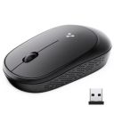 Ambrane SliQ Wireless Optical Mouse with 2.4GHz, USB Nano Dongle, 3 Keys with Silent Clicks, 1200 DPI, Comfortable Grip (Black)...
