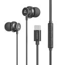Ambrane Type C Wired in Ear Earphones (Stringz 38C, Black)...