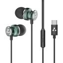 Ambrane Type-C Wired in Ear Earphones, 10Mm Bass Drivers...