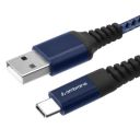 Ambrane Unbreakable 3A Fast Charging Braided Type C Cable – 1.5 Meter (RCT15)...