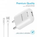 Ambrane USB Port Charger, 10.5W Fast Charging Mobile Adapter (AWC-38)...