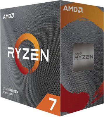 amd Ryzen 7 3800XT 3.9 GHz Upto 4.7 GHz AM4 Socket 8 Cores 16 Threads Desktop Processor  (Silver)
