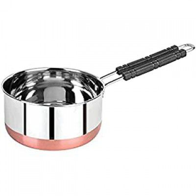 Ameraempire Stainless Steel Copper Bottom Saucepan 2 LTR 