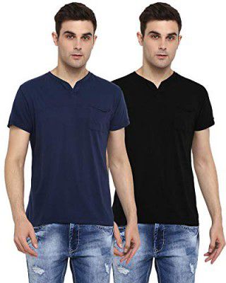 AMERICAN CREW Mens Cotton Slim Fit T-Shirts - Pack of 2