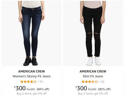 AMERICAN CREW Women's Jeans Up to 90% off