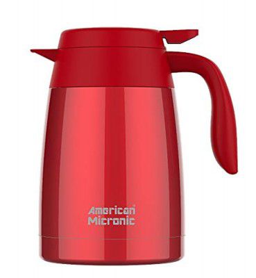AMERICAN MICRONIC Stainless Steel (304 Grade) Vacuum Insulated Flask Water & Beverage Carafe-AMI-KE100
