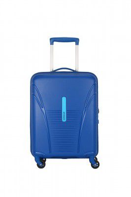 American Tourister 55 cms Polypropylene Luggage- Carry-On Luggage(FO1 (0) 01 401_Highline Blue), Carry-On 20-Inch