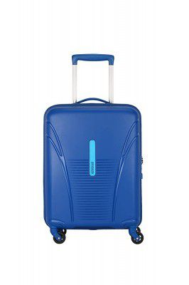 American Tourister 55 cms Polypropylene Luggage (FO1 (0) 01 401_Highline Blue)