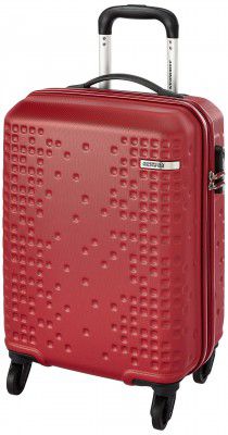 American Tourister Cruze ABS 55 cms Red Hardsided Suitcase