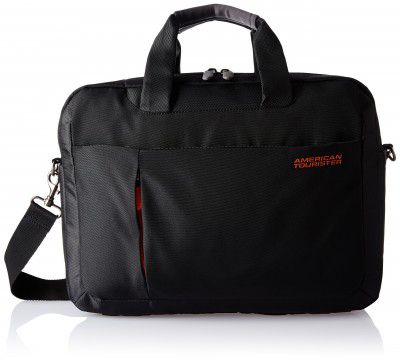 American Tourister Activair Polyester 21 Ltrs Black Laptop Backpack (56T (0) 09 006)