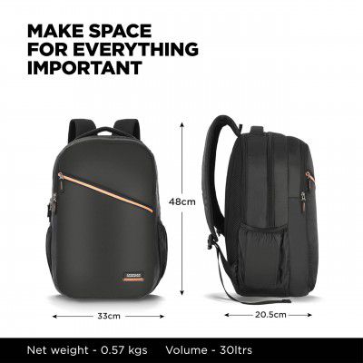 American Tourister Acton | 30L Backpack | 17" Laptop Bag | 3.5 Compartments 