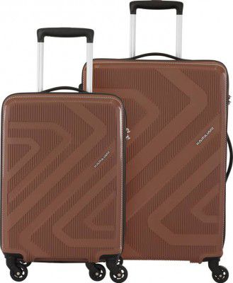 American Tourister Hard Body Set of 2 Luggage 4 Wheels - KIZA - Brown