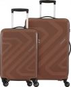American Tourister Hard Body Set of 2 Luggage 4 Wheels - KIZA - Brown...