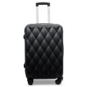 AMERICAN TRAVELLER TourisDiamon Trolley Bag Set of 3 | Durable ABS Hard Shell Luggage (1, Black)...