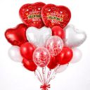 AMFIN (Pack of 14) Happy Valentine’s Day Balloon Decoration Set ...